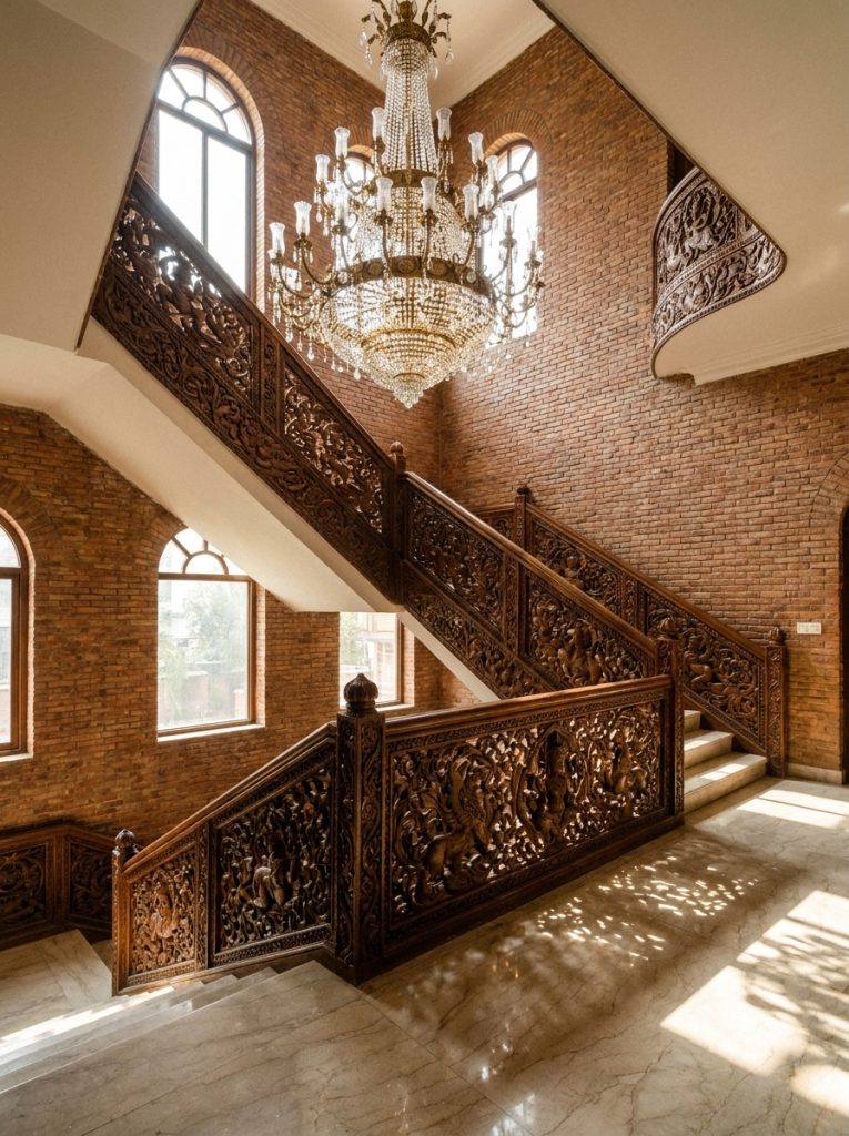 luxury staircase with newari rai… 202606211253